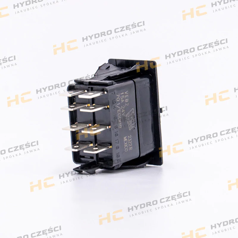 JCB переключатель 24V DP RW LED-оригинал