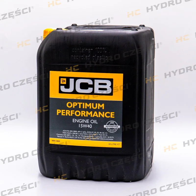 JCB Моторное масло 15W40, 20 л — оригинальное (4001/1805)