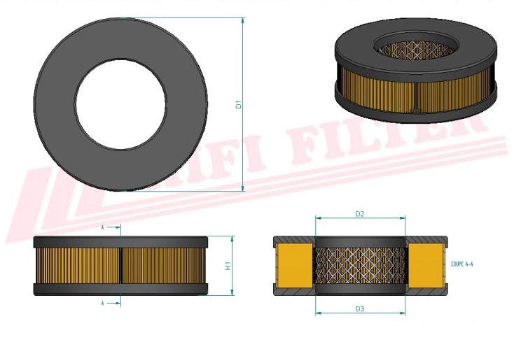 Воздушный фильтр HIFI FILTER SA 12597