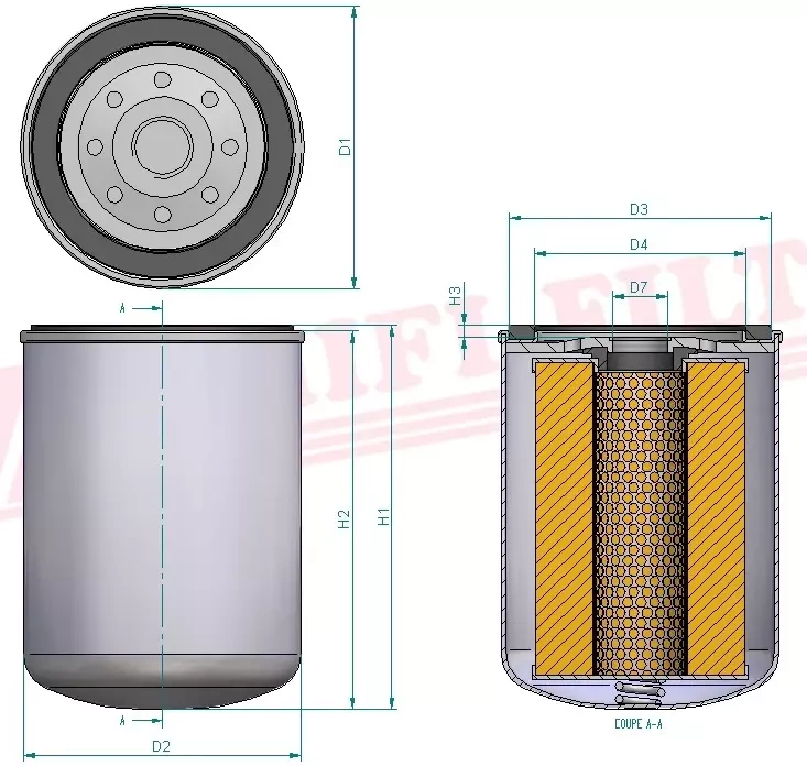Фильтр моторного масла HIFI FILTER SO 11