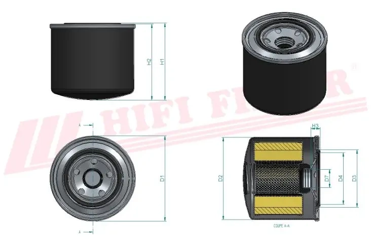 Фильтр для топлива HIFI FILTER SN 25206