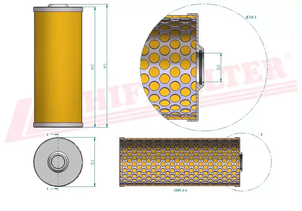Фильтр для топлива HIFI FILTER SN 21586