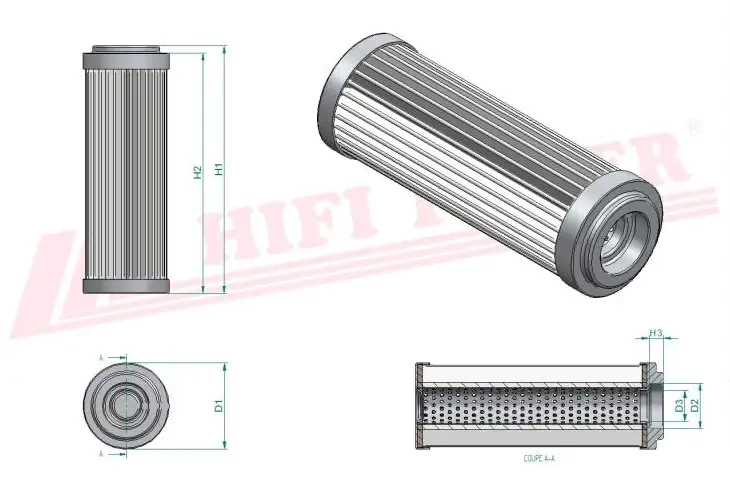 Фильтр гидравлического масла HIFI FILTER SH 60688