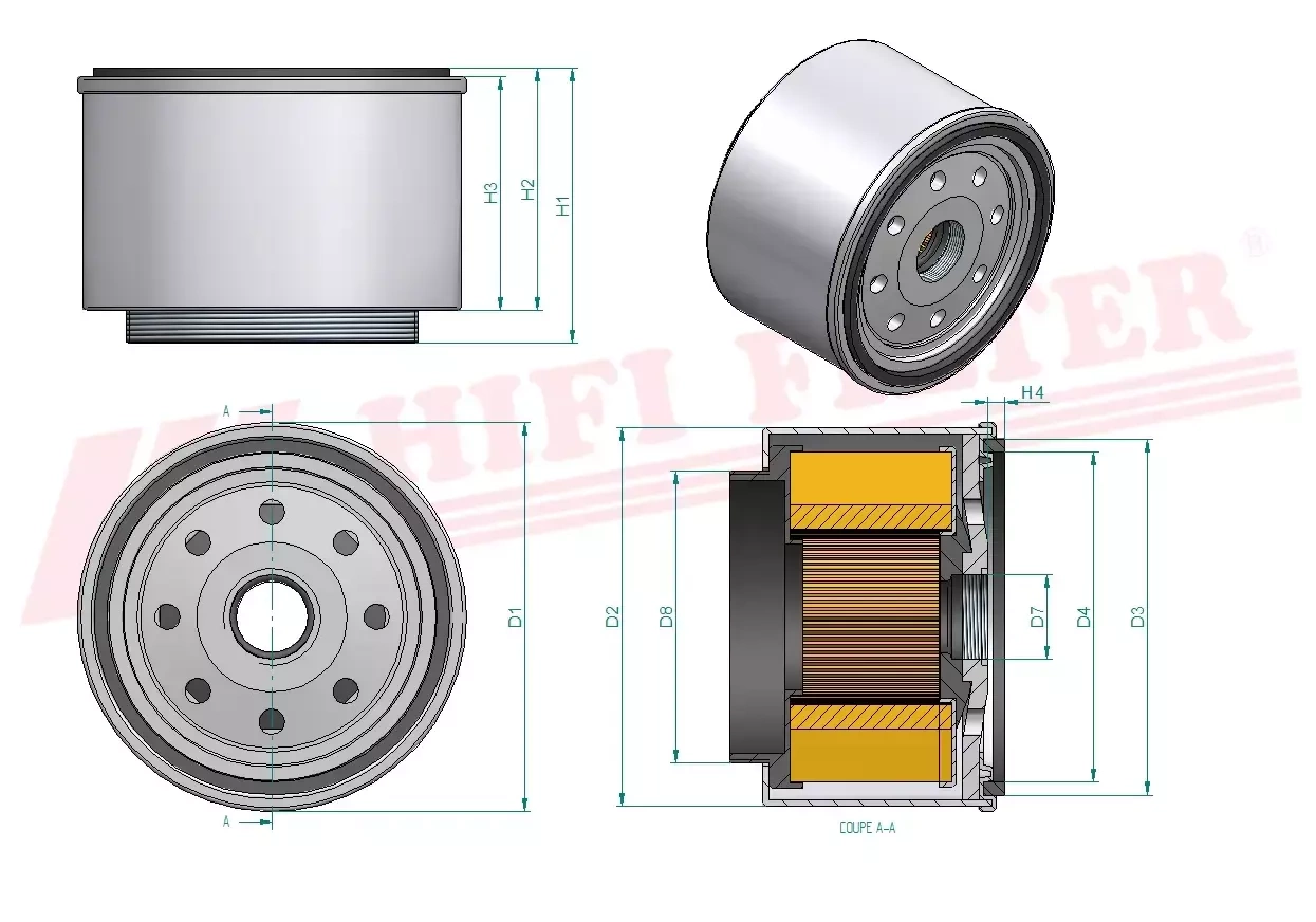 Фильтр для топлива HIFI FILTER SN 901210