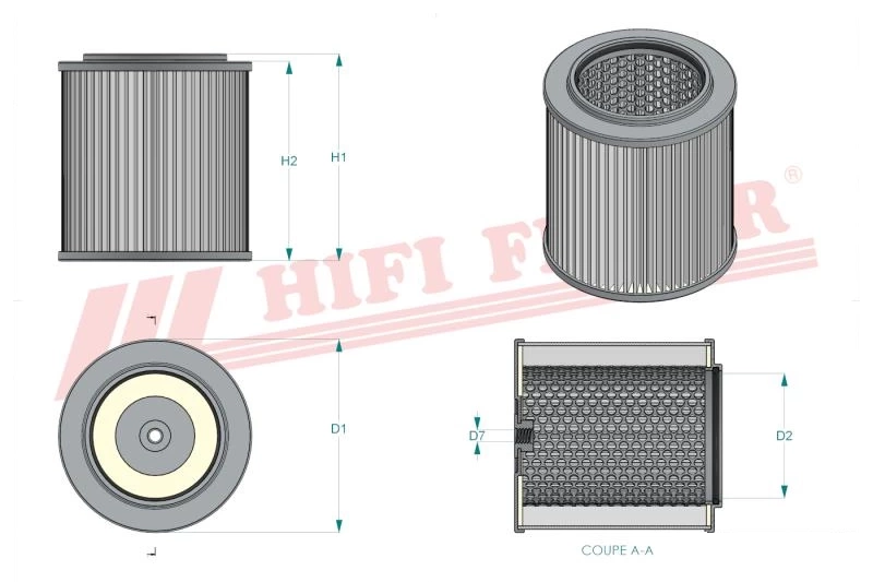 Фильтр для гидравлического масла HIFI FILTER SH 60081