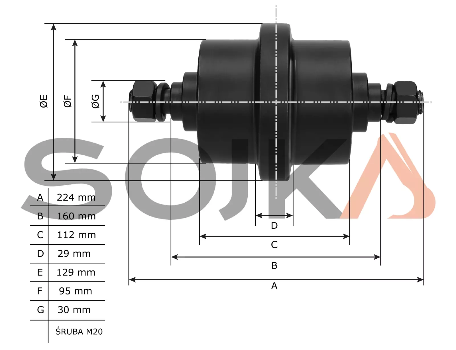 Ролик DOOSAN DX27Z
