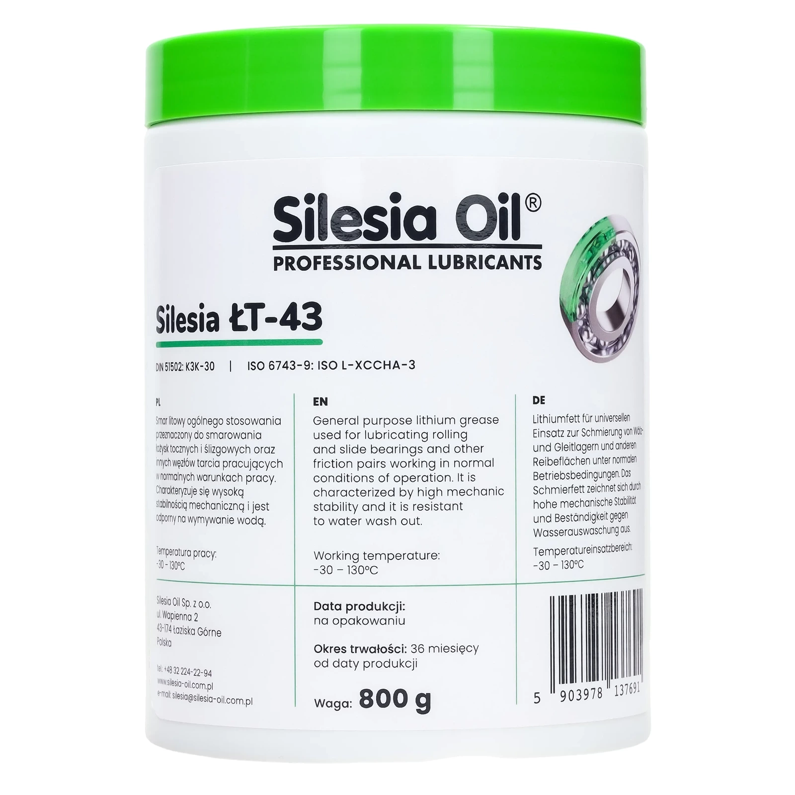 Смазка Silesia Oil lt-43 800g