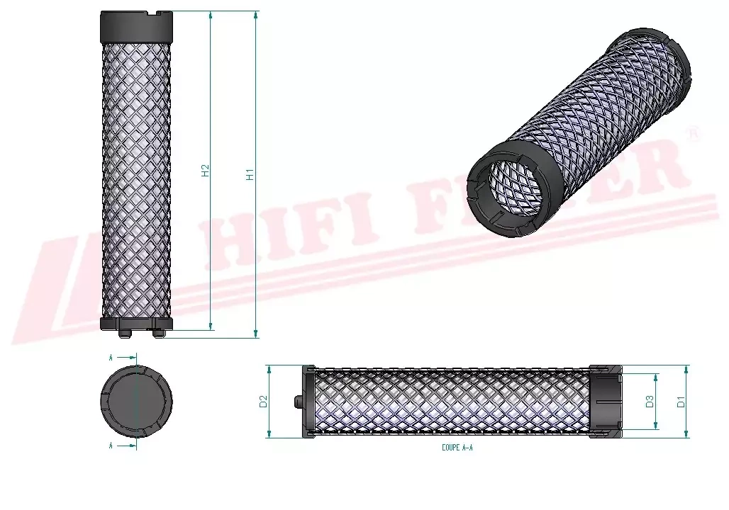 Воздушный фильтр HIFI FILTER SA 16298