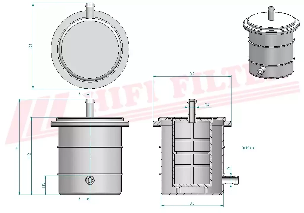 Фильтр для топлива HIFI FILTER SN 21601