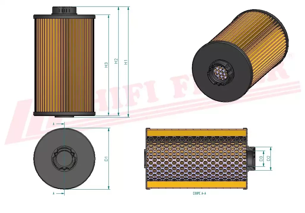 Фильтр для топлива HIFI FILTER SN 25045