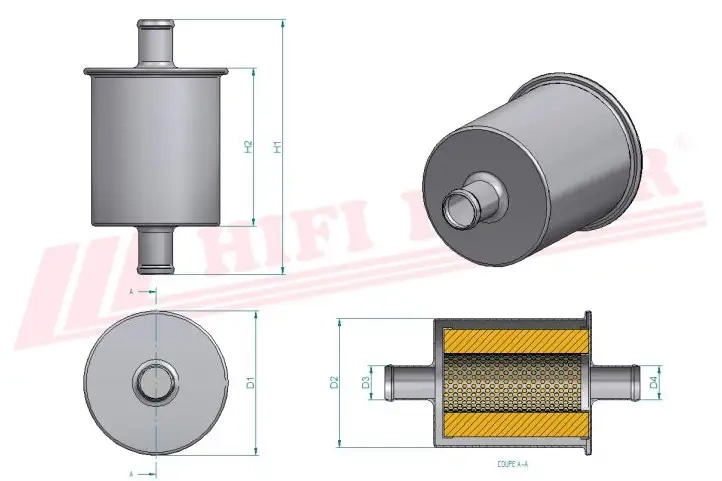 Фильтр для топлива HIFI FILTER SN 40718