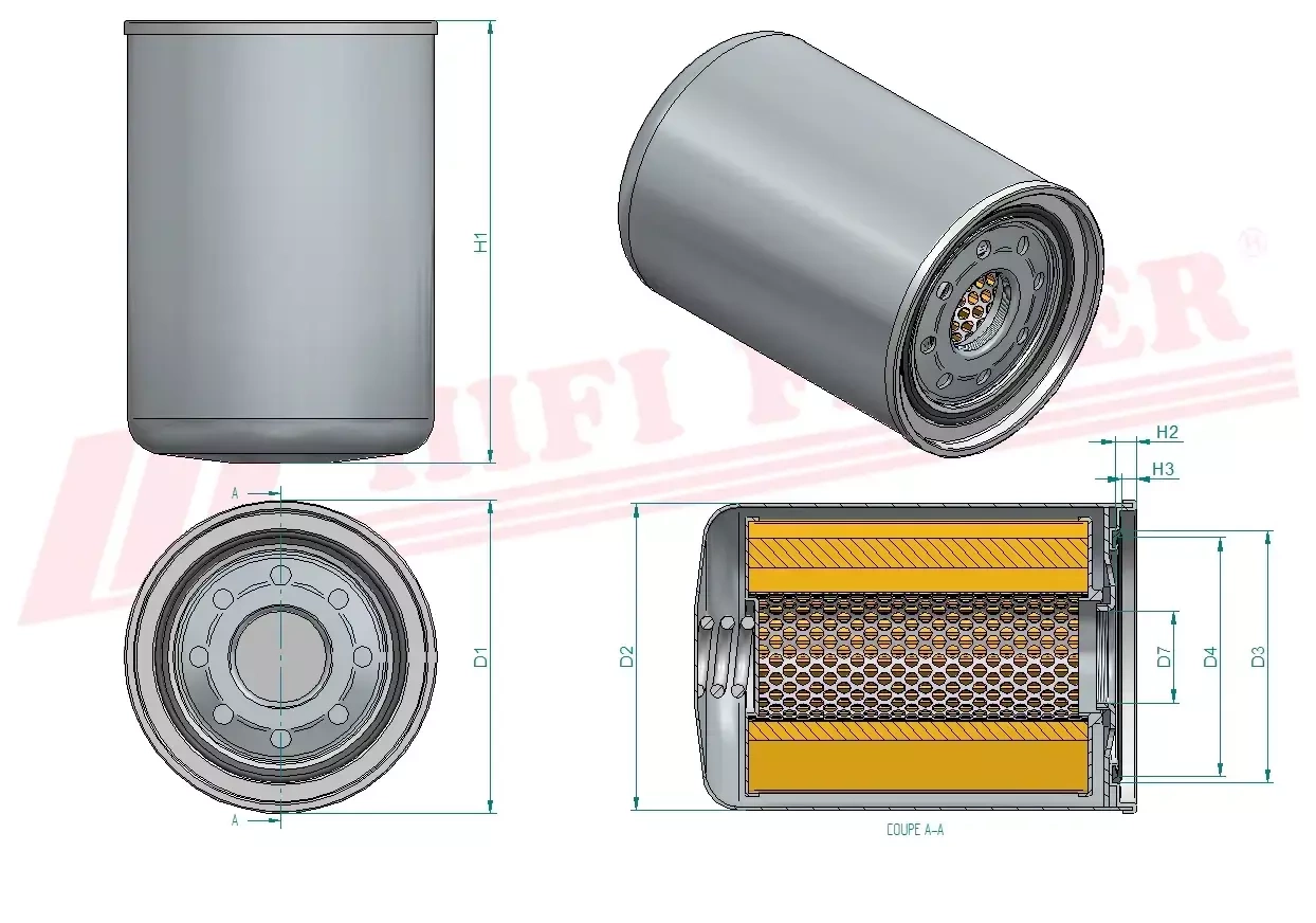 Фильтр для топлива HIFI FILTER SN 40638