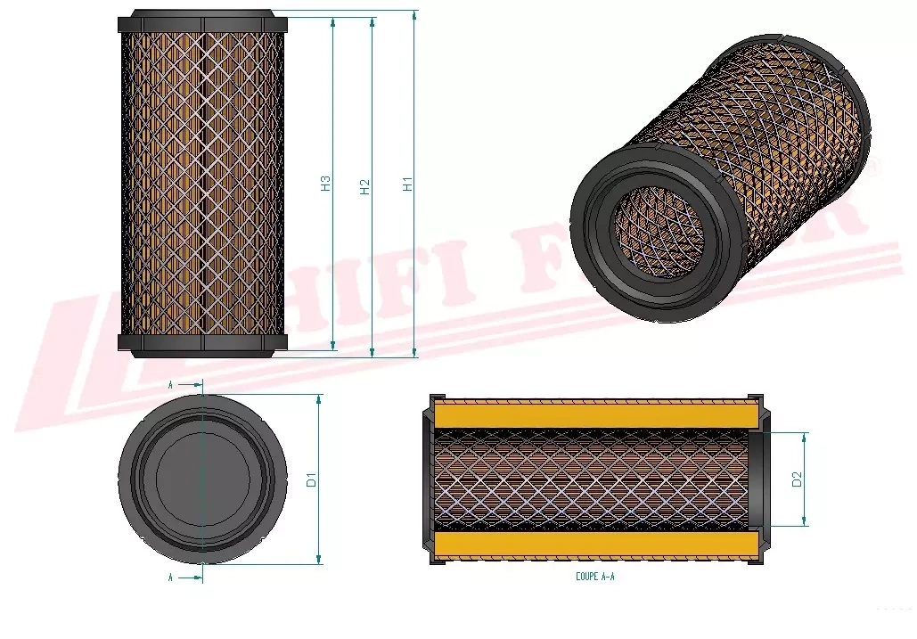 Воздушный фильтр HIFI FILTER SA 16229