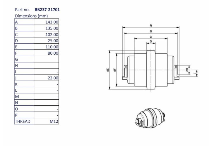 Рулет jezdna CAT 301.6 C