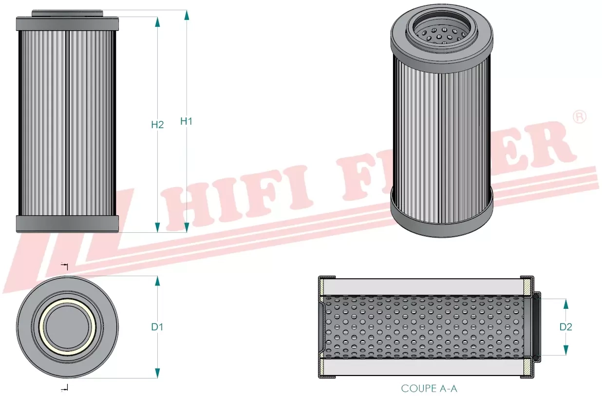 Фильтр гидравлического масла HIFI FILTER SH 60264