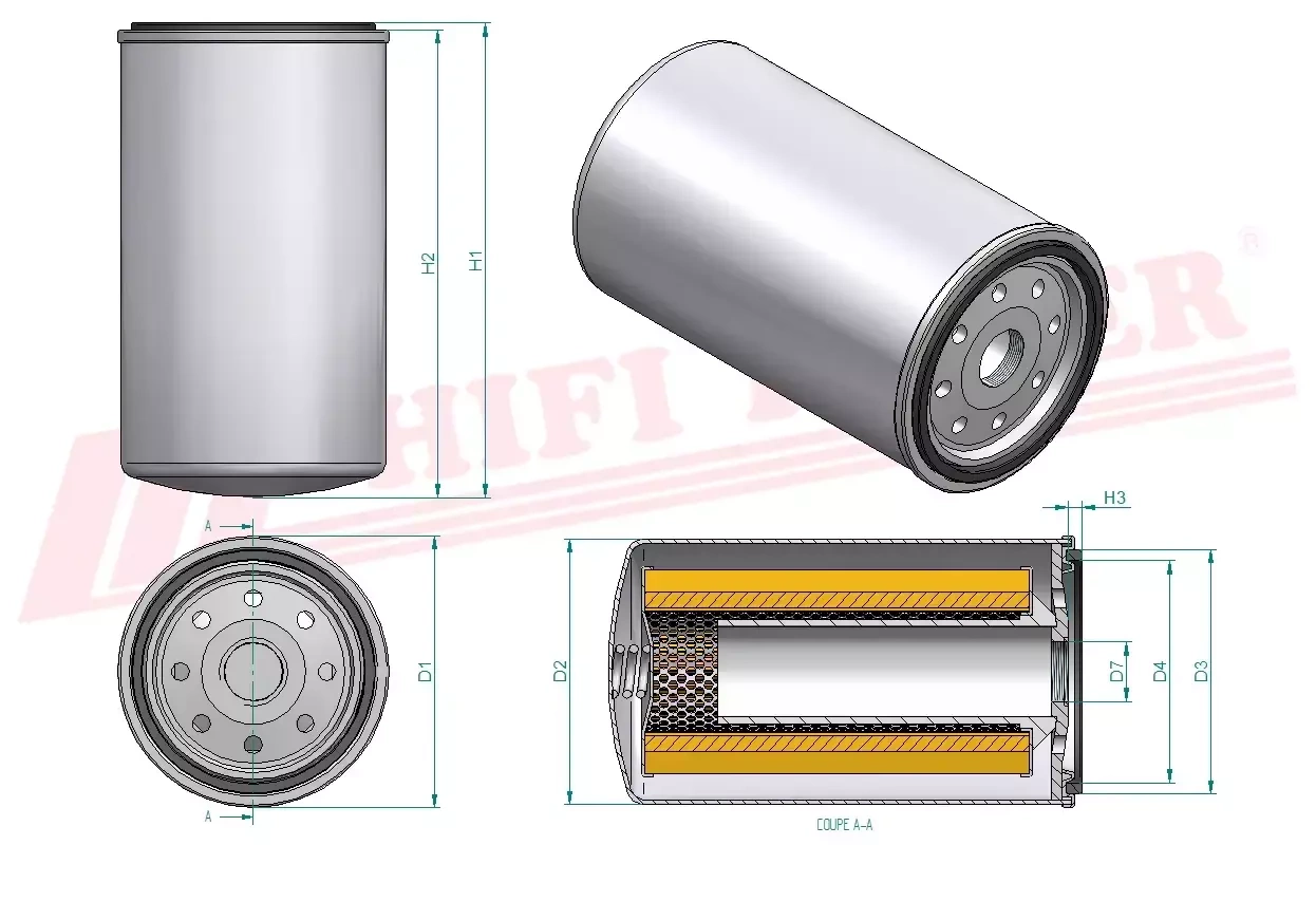 Фильтр для топлива HIFI FILTER SN 039