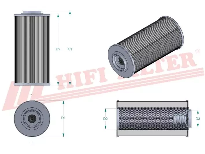 Фильтр гидравлического масла HIFI FILTER SH 65014