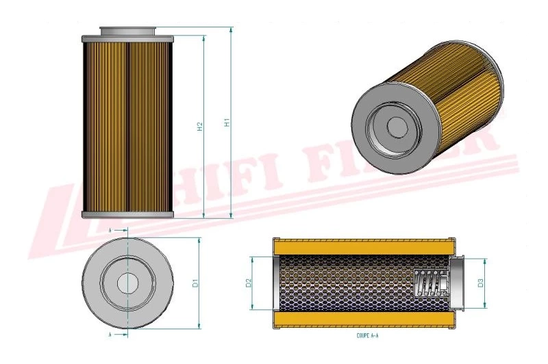 Фильтр гидравлического масла HIFI FILTER SH 66217