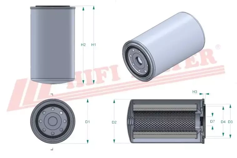 Фильтр для топлива HIFI FILTER SN 4070