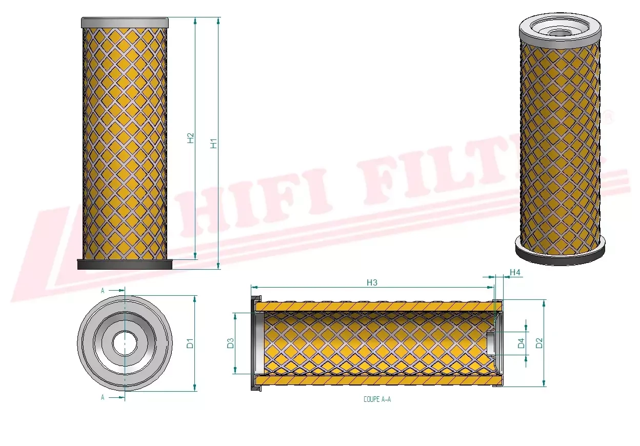Воздушный фильтр HIFI FILTER SA 14053