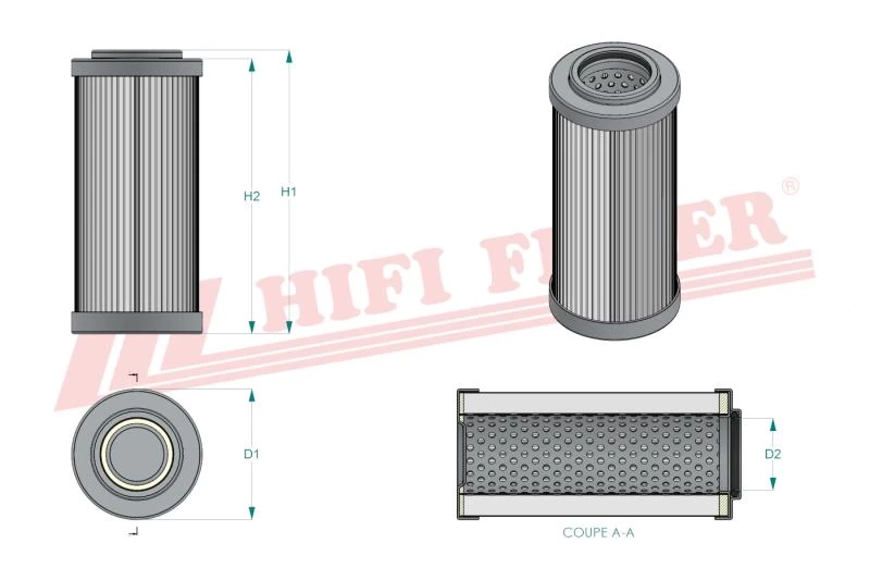 Фильтр гидравлического масла HIFI FILTER SH 60697
