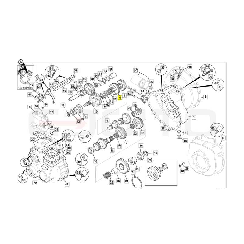 СИНХРОНИЗАТОР КОРОБКИ ПЕРЕДАЧ JCB 3CX 4CX