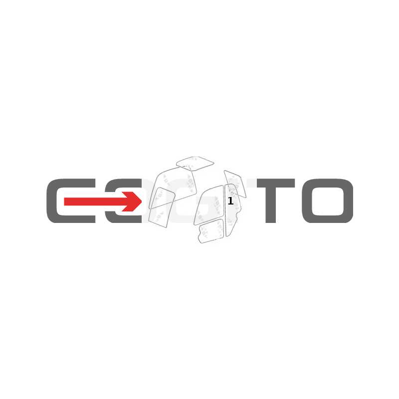 БОКОВОЕ СТЕКЛО ЗА ДВЕРЬЮ ЛЕВАЯ СТОРОНА ШЕЛКОГРАФИЯ ТЕЛЕСКОПИЧЕСКИЙ ПОГРУЗЧИК JCB 530-120