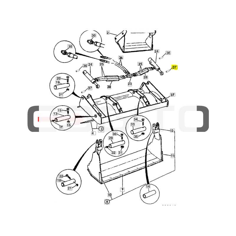 ВТУЛКА ПРИВОДА КОВША JCB ЭКСКАВАТОР-ПОГРУЗЧИК