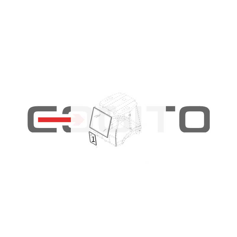 ВЕТРОВОЕ СТЕКЛО НИЖНЯЯ ПРАВАЯ СТОРОНА ШЕЛКОГРАФИЯ ЭКСКАВАТОР-ПОГРУЗЧИК CASE 580ST NEW HOLLAND B100B HITACHI FB90 MANITOU MLB625