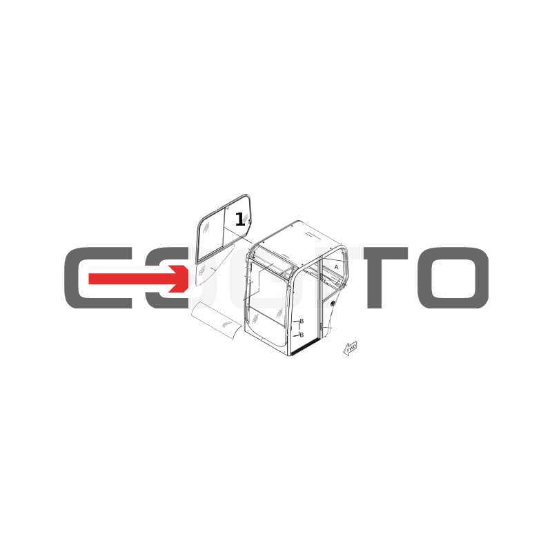 Мини-коптильня SZYBA PRAWA PRZESUWNA CAT 301.8C