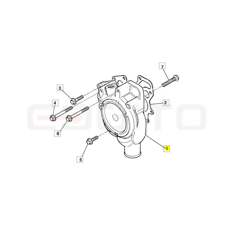 ВОДЯНОЙ НАСОС JCB ТЕЛЕСКОПИЧЕСКИЙ ПОГРУЗЧИК OEM PERKINS