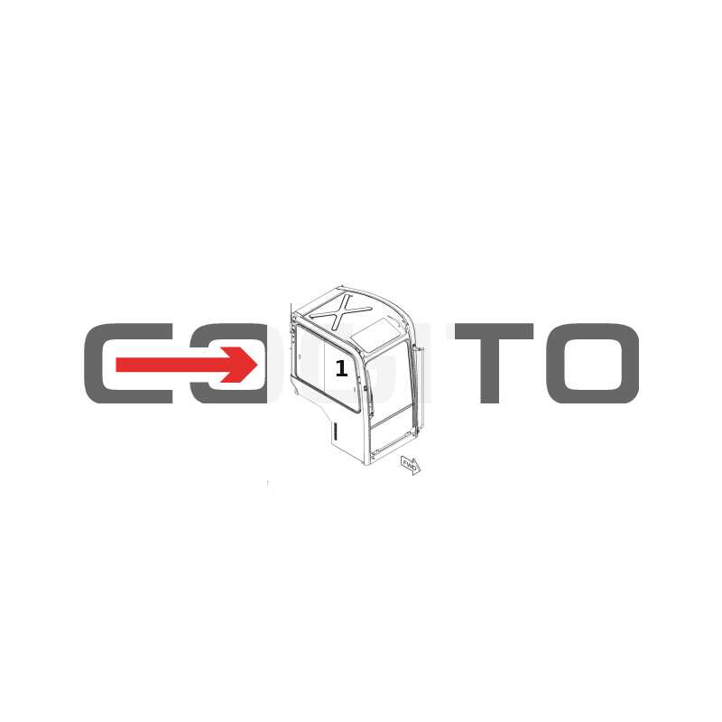 ПРАВОЕ СКОЛЬЗЯЩЕЕ СТЕКЛО МИНИ-ЭКСКАВАТОР CAT 303.5 D CR 305.5 C CR 305.5 E CR