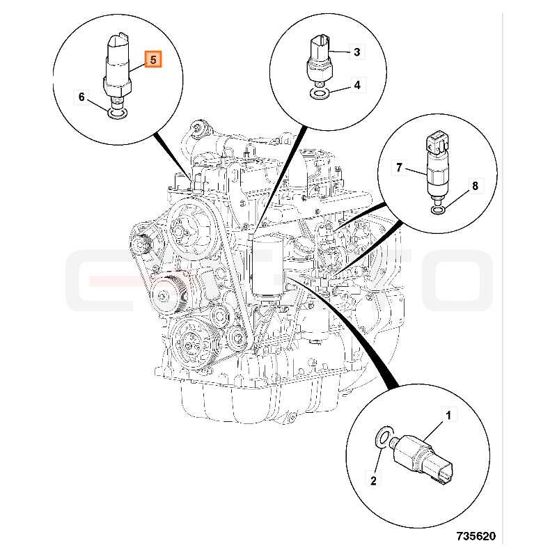 ДАТЧИК ТЕМПЕРАТУРЫ ВОДЫ JCB ЭКСКАВАТОР-ПОГРУЗЧИК 3CX 4CX CVA