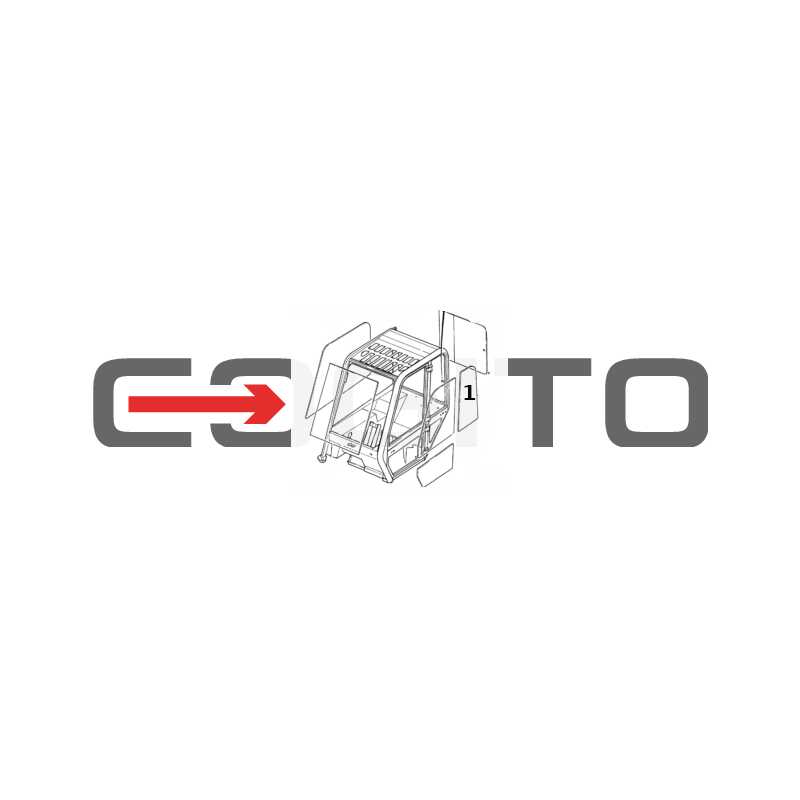 БОКОВОЕ СТЕКЛО ЗА ДВЕРЬЮ ЛЕВАЯ СТОРОНА ШЕЛКОГРАФИЯ ТЕЛЕСКОПИЧЕСКИЙ ПОГРУЗЧИК JCB 520.55