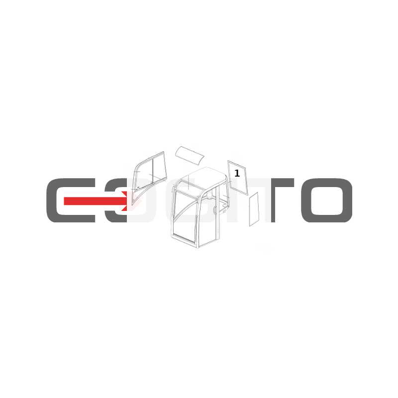 Мини-коптильня SZYBA TYLNA SITODRUK VOLVO EC18D EC15E ECR25D