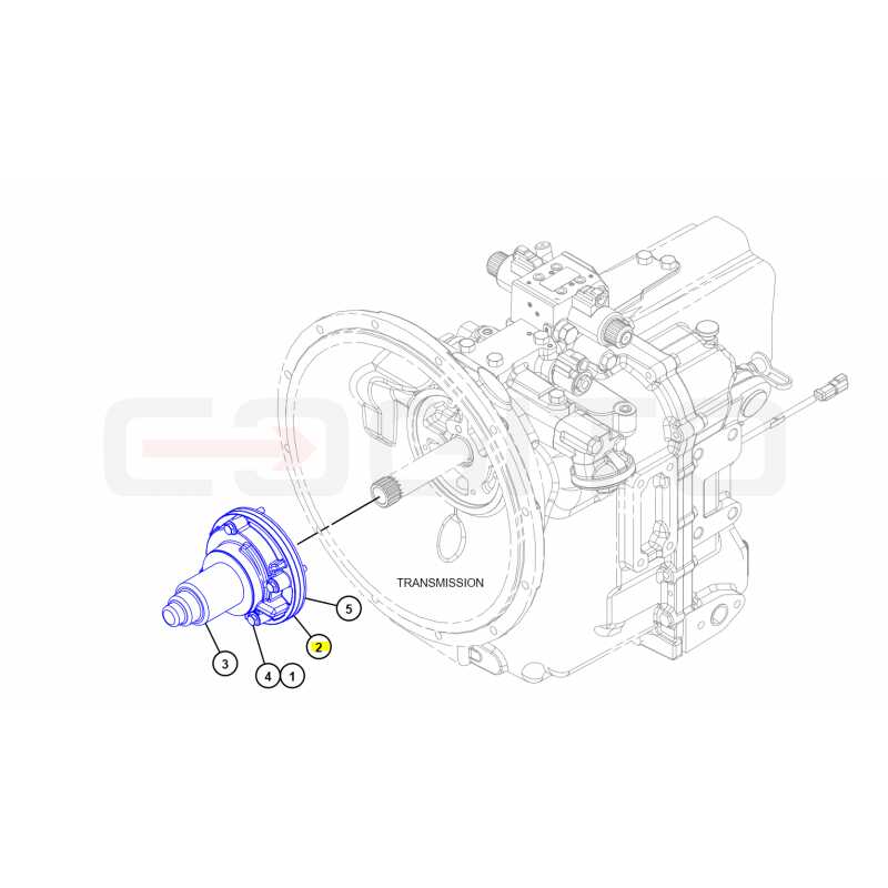 ПРИВОДНОЙ НАСОС ТРАНСМИССИИ CAT NEW HOLLAND CVA