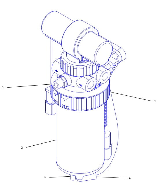 Электрическая топливная помпа CASE 695SM 87802238
