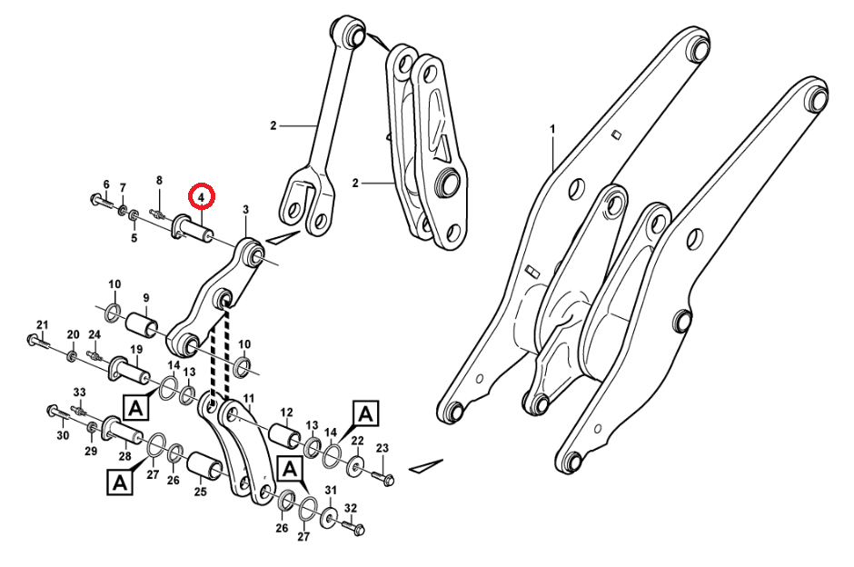 Штифт соединителя VOLVO L110 L120 11020809 100X260