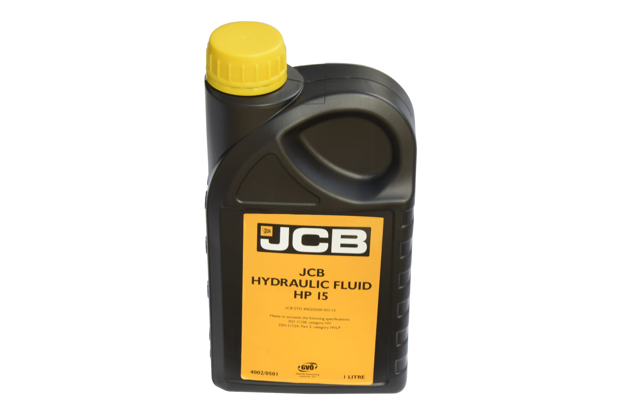 Оригинальное тормозное масло JCB HP15 (1L) для экскаватора-погрузчика 3CX, 4CX