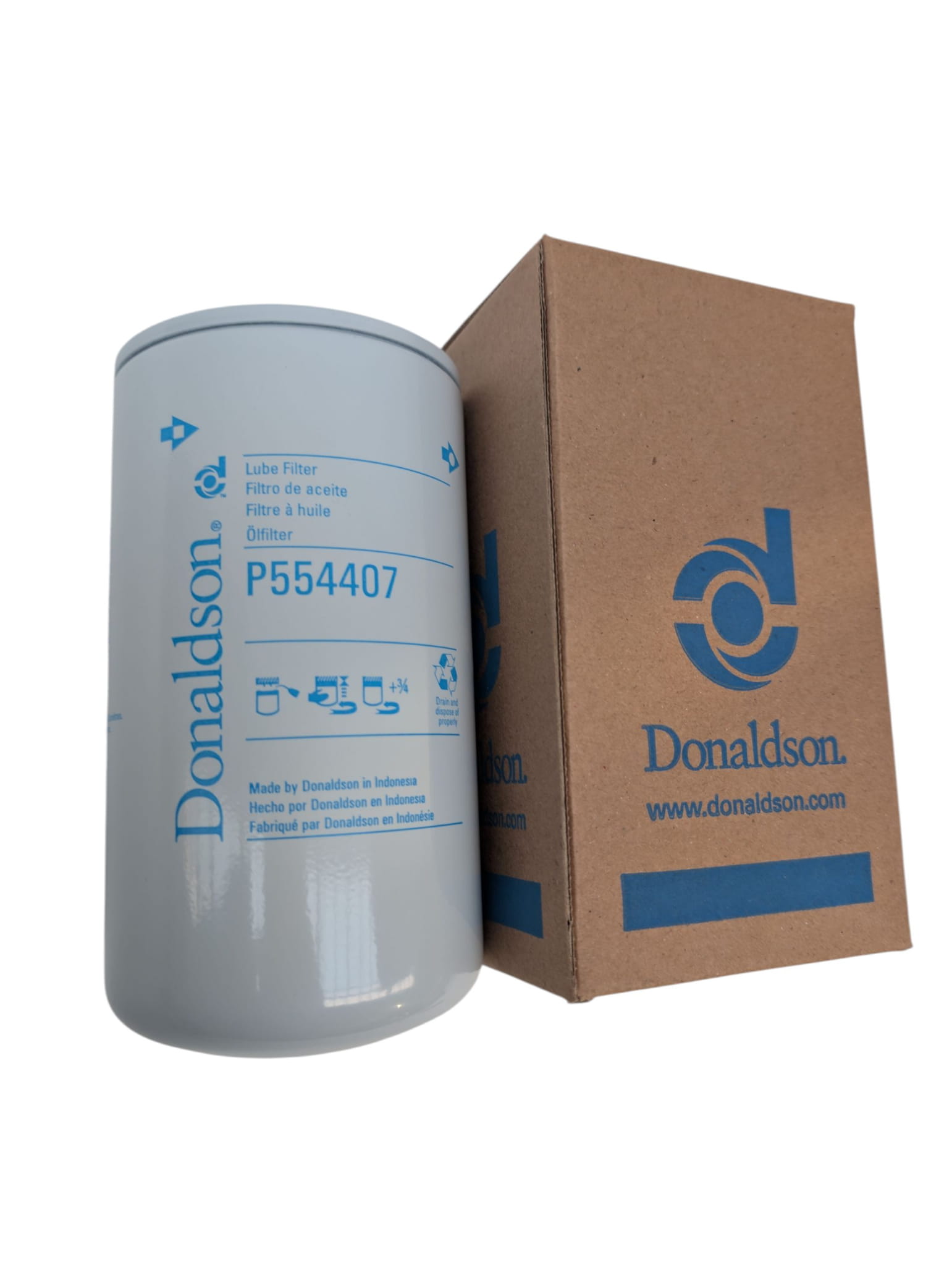 Оригинальный масляный фильтр Donaldson P554407 (замена CAT 7W-2326)