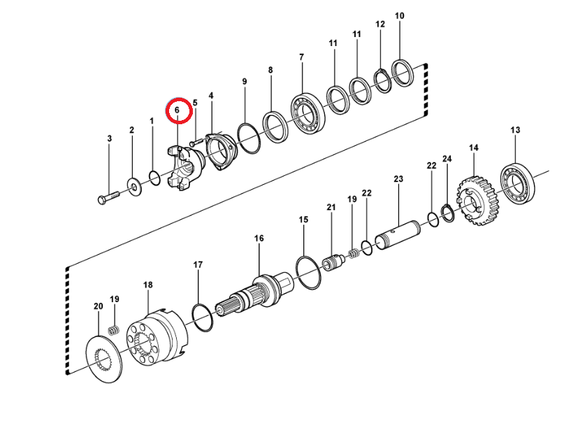 FLANSZA НА ПЕРЕДНЕМ КРАЕ VOLVO BL61B BL71B