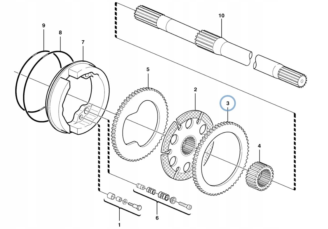 ПРОКЛАДКА ДИСКА VOLVO BL71 BL61