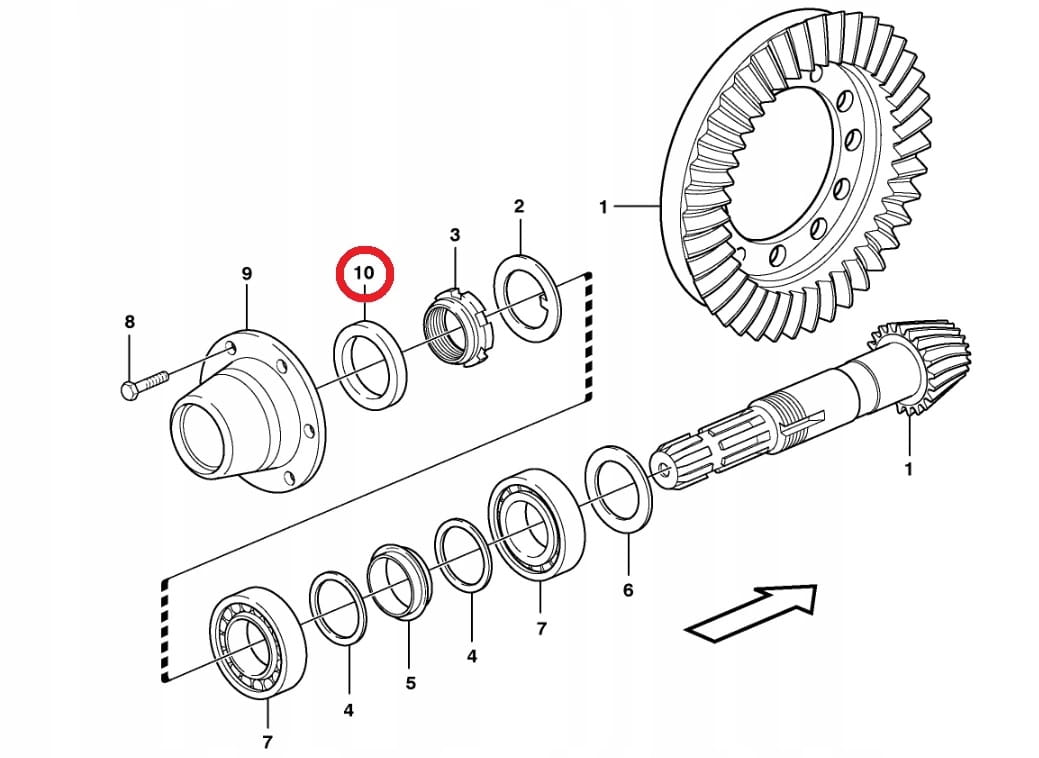 ГЕРМЕТИК РОЛИК АТАКИ ФРОНТ VOLVO BL71