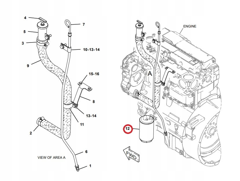 ФИЛЬТР OLEJU JCB 3CX 4CX 1997r - 2005r WIX