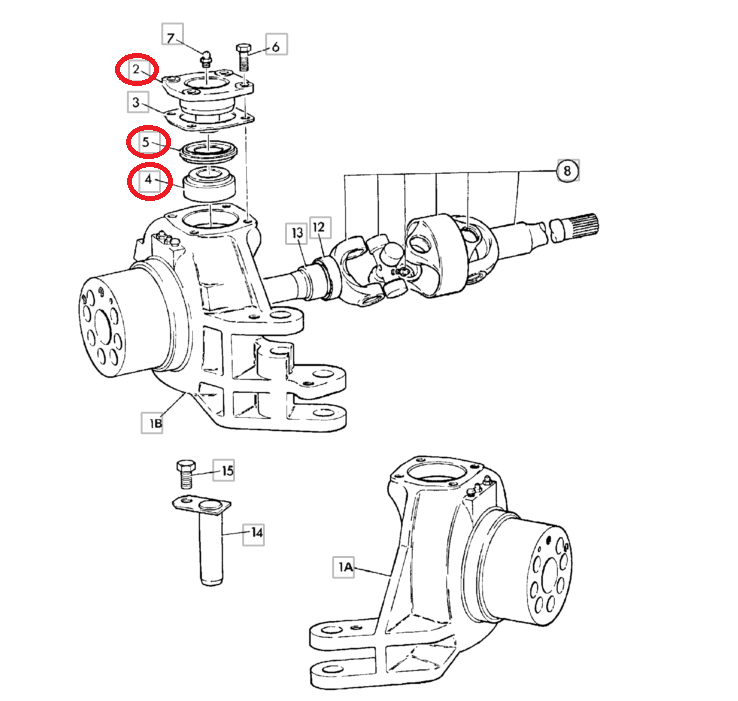 Комплект для правки JCB 2CX 520-50 515-40 (Most SD40)