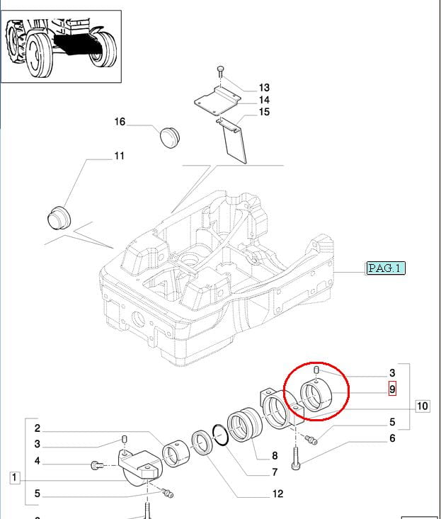 ВТУЛКА ПОДВЕСКИ ПЕРЕДНЕЙ ОСИ NEW HOLLAND CASE STEYR 5129385-87569269