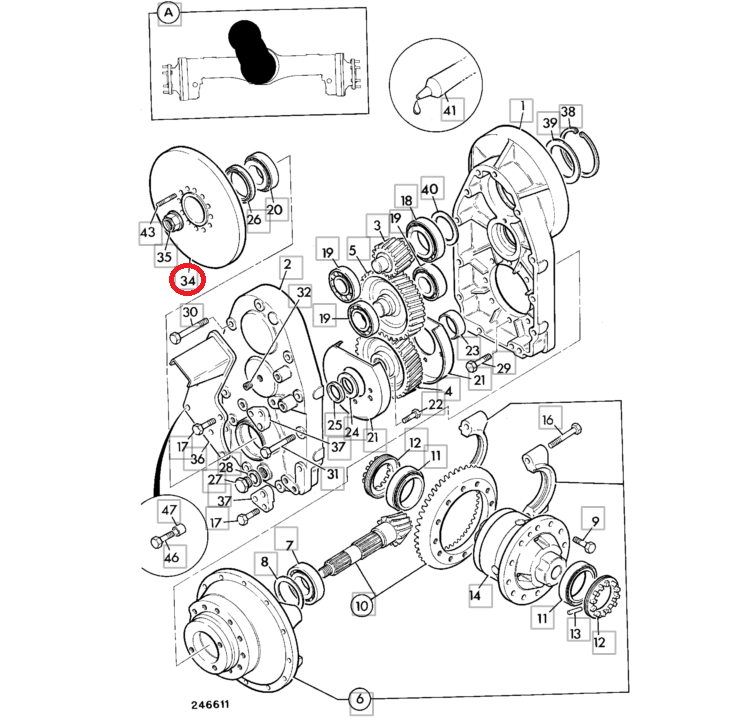 ТОРМОЗНОЙ ДИСК JCB ПОГРУЗЧИК 448/37307 OEM