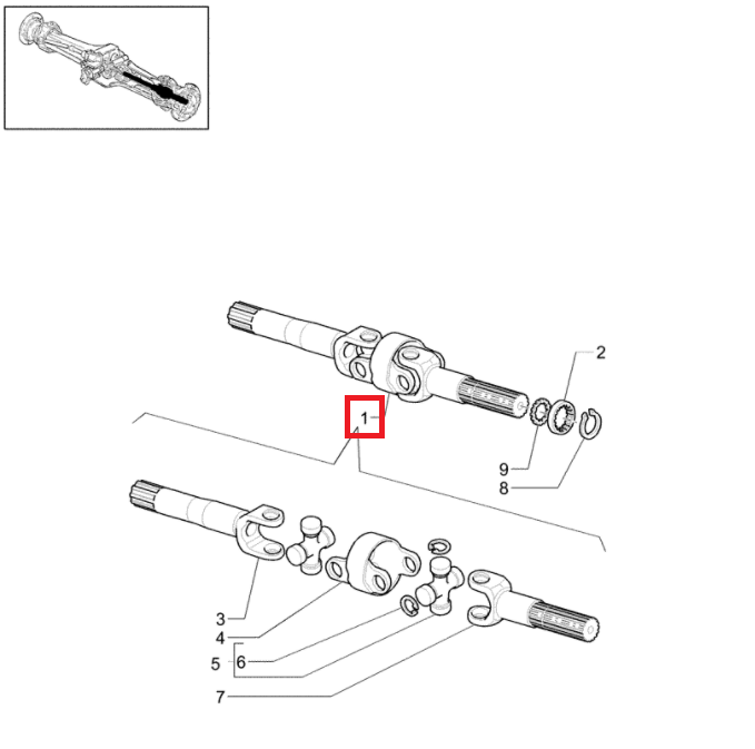 ПОЛУОСЬ ПОЛНЫЙ VOLVO BL60 BL61 BL61B 11716724