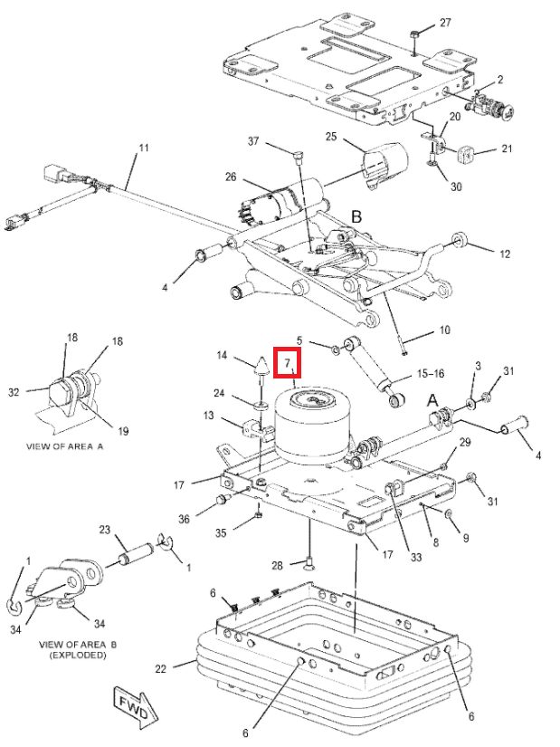 ПОДУШКА ДЛЯ ДИВАНА CAT 428C 442D 428D 428F 1631135