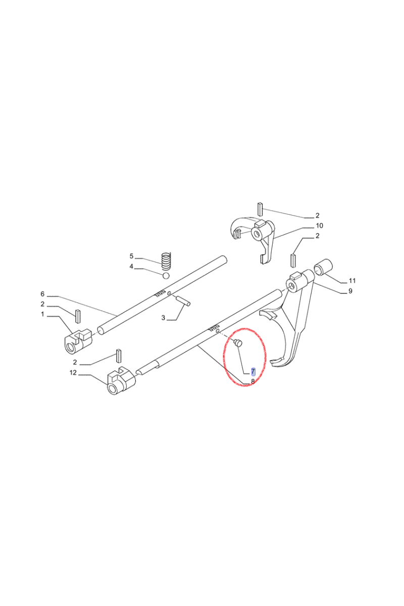 Торцевая крышка New Holland Case CNH 10152311